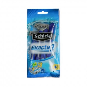 پک خودتراش مردانه شیک اگزکتا 3 لبه بسته 4 عددی