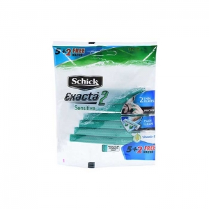 پک خودتراش مردانه شیک پفکی اگزکتا 2 لبه 2+5 عددی